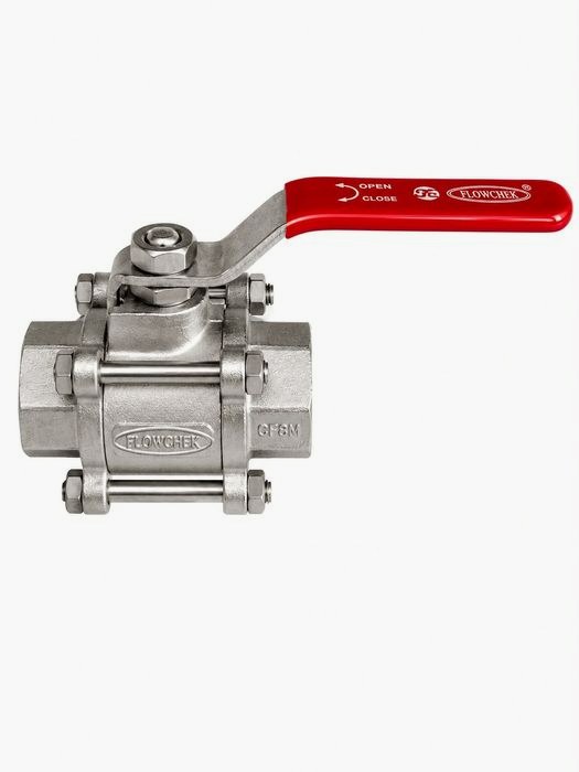 3 Piece Screwed End Ball Valve