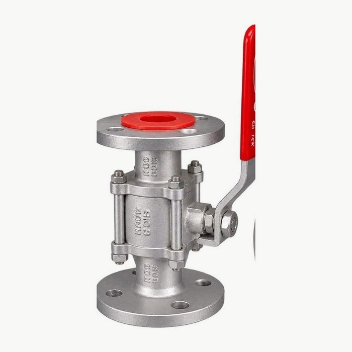 WCB 3 Piece Ball Valve Flanged